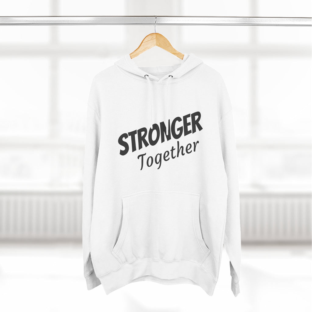 Stronger Together Hoodie — Solidarity Graphic Fleece Pullover