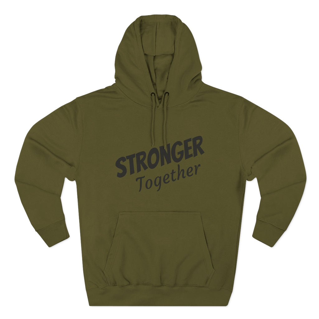 Stronger Together Hoodie — Solidarity Graphic Fleece Pullover