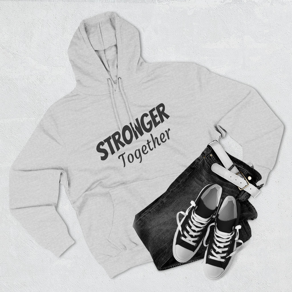 Stronger Together Hoodie — Solidarity Graphic Fleece Pullover