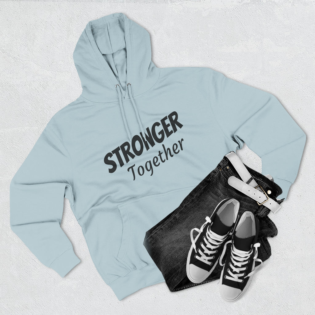 Stronger Together Hoodie — Solidarity Graphic Fleece Pullover