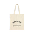 Cotton Canvas Tote Bag