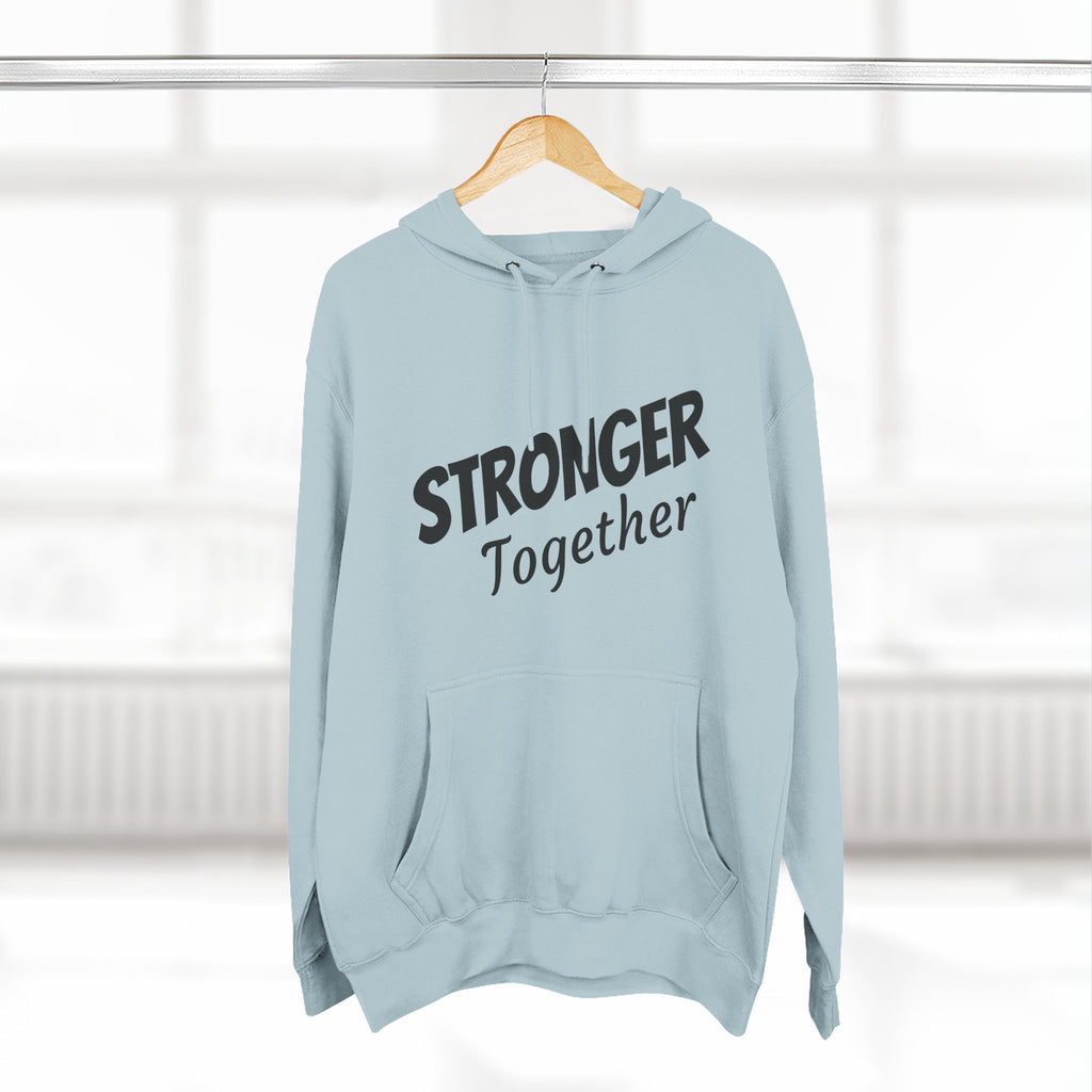 Stronger Together Hoodie — Solidarity Graphic Fleece Pullover