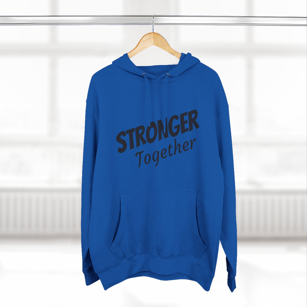 Stronger Together Hoodie — Solidarity Graphic Fleece Pullover